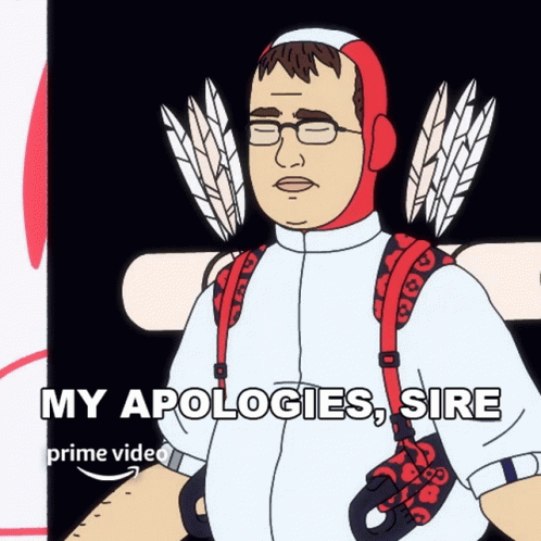 My Apologies Sire Brian GIF - My Apologies Sire Brian Fairfax GIFs