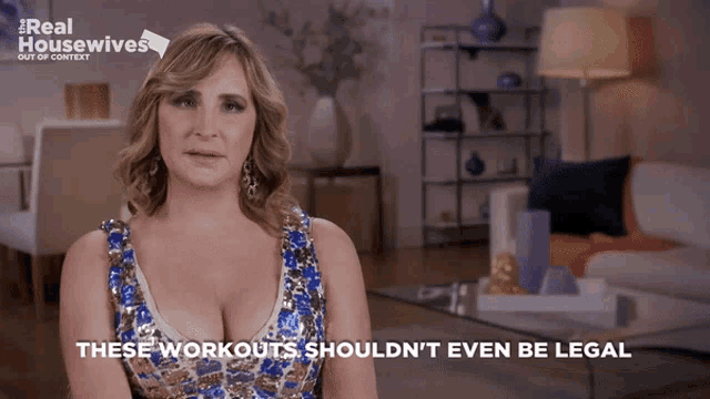 a woman says these workouts shouldn 't even be legal in a living room