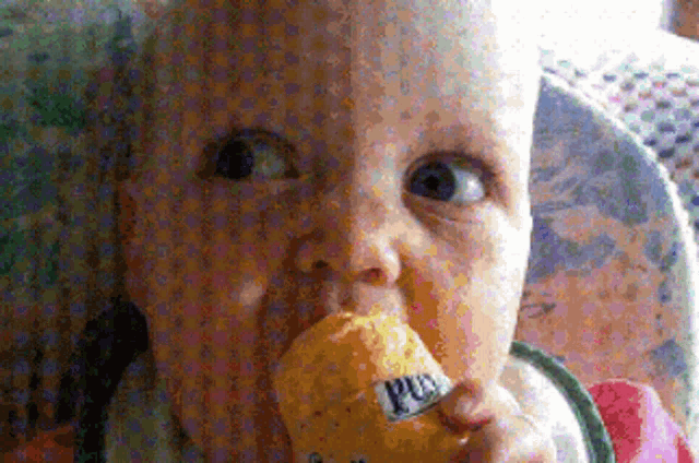 Baby Eating GIF - Baby Eating Excuse You GIFs