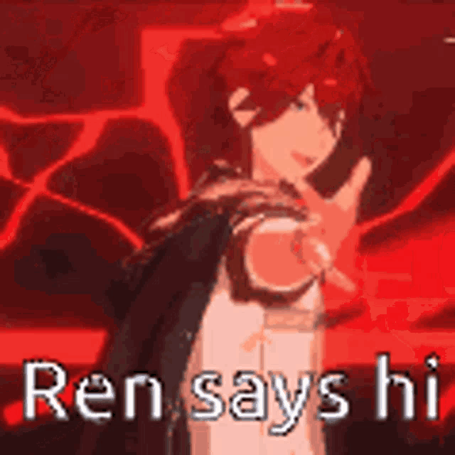 Ren Says Hi GIF - Ren Says Hi GIFs
