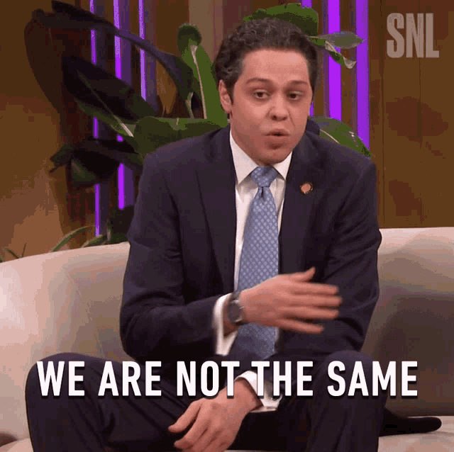 We Are Not The Same Andrew Cuomo GIF - We Are Not The Same Andrew Cuomo Saturday Night Live GIFs