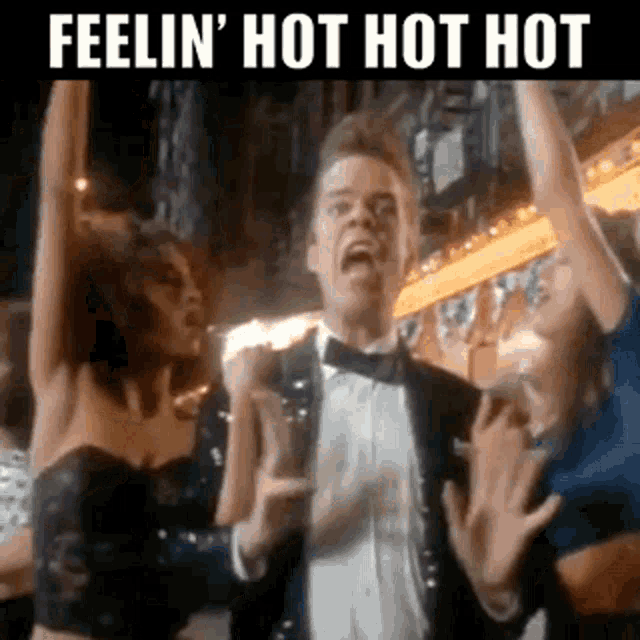 Hot Hot Hot Buster Poindexter GIF - Hot Hot Hot Buster Poindexter Feelin GIFs