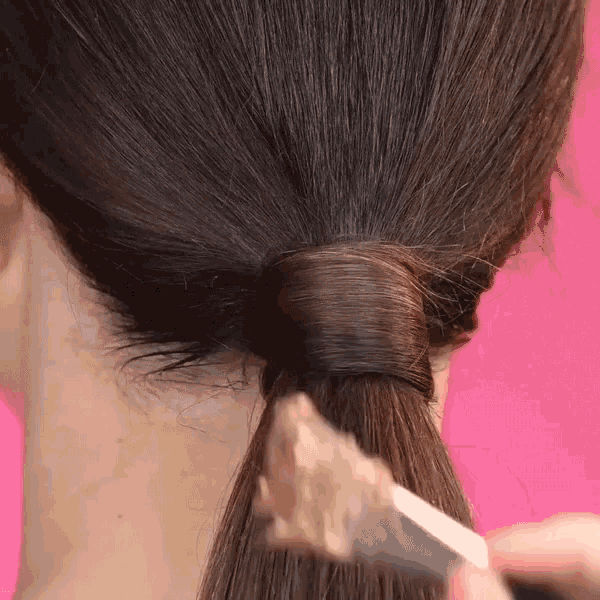 Painting Hair Gold GIF - Painting Hair Gold Beauty GIFs