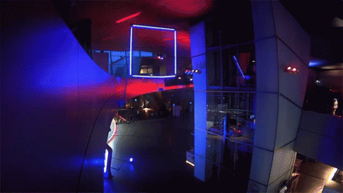Neon Lights Into Thehole GIF - Neon Lights Into Thehole Into The Loop GIFs