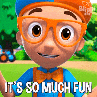 It'S So Much Fun Blippi GIF - It'S So Much Fun Blippi Blippi Wonders - Educational Cartoons For Kids GIFs