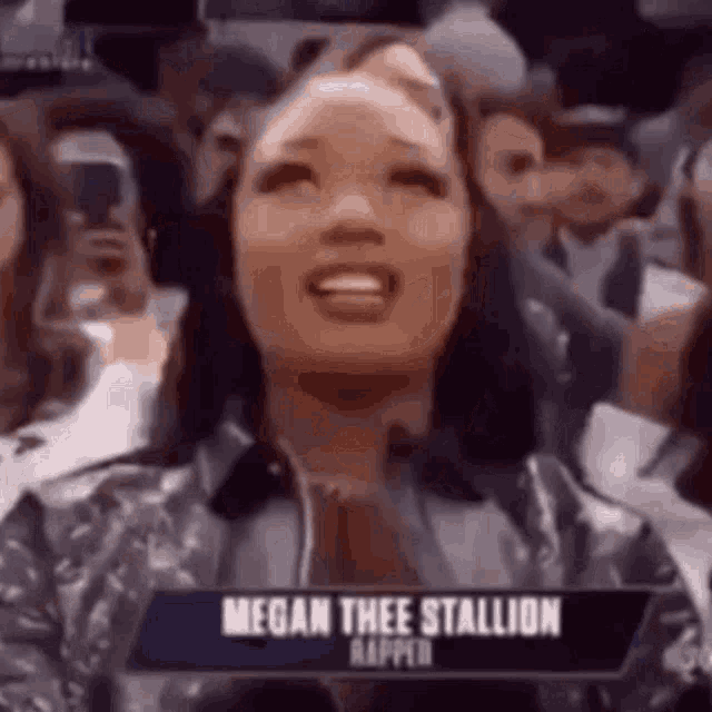 Megan Megan Thee Stallion GIF - Megan Megan Thee Stallion Laughing GIFs