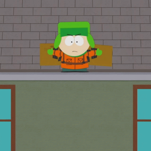 South Park Kyle Broflovski GIF - South Park Kyle Broflovski Fall Off GIFs