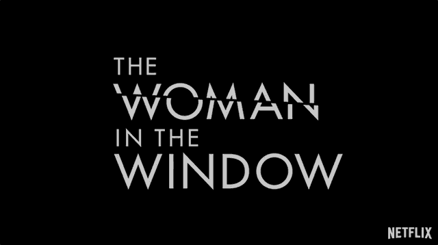 a black background with the words the woman in the window