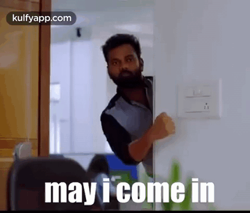 May I Come In.Gif GIF - May I Come In 3 Monkeys Movie Getup Srinu GIFs