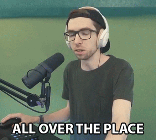 All Over The Place Brandon Clement GIF - All Over The Place Brandon Clement Everywhere GIFs