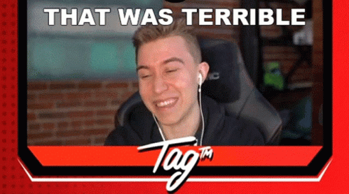 That Was Terrible Sir Tag Cr GIF - That Was Terrible Sir Tag Cr That Was Bad GIFs
