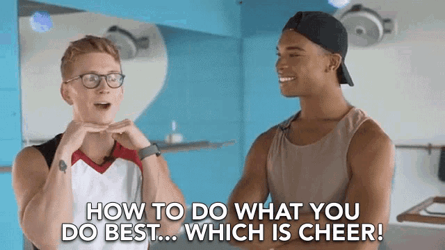 How To Do What You Do Best Which Is Cheer Cheering GIF - How To Do What You Do Best Which Is Cheer Cheering Support GIFs