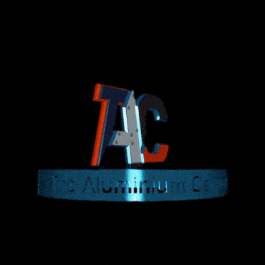 a 3d logo for a company called ca