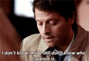 a man in a suit and tie says " i don 't know "