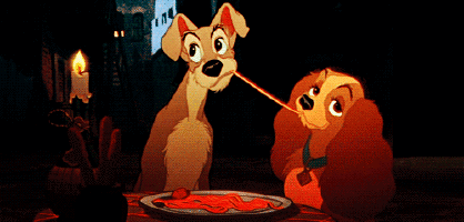 Lady And The Tramp National Spaghetti Day GIF - Lady And The Tramp Spaghetti Pasta GIFs