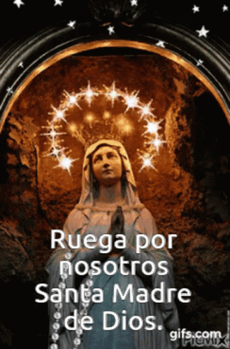 Ruega Por Nosotros Virgin Mary GIF - Ruega Por Nosotros Virgin Mary Pray For Us GIFs