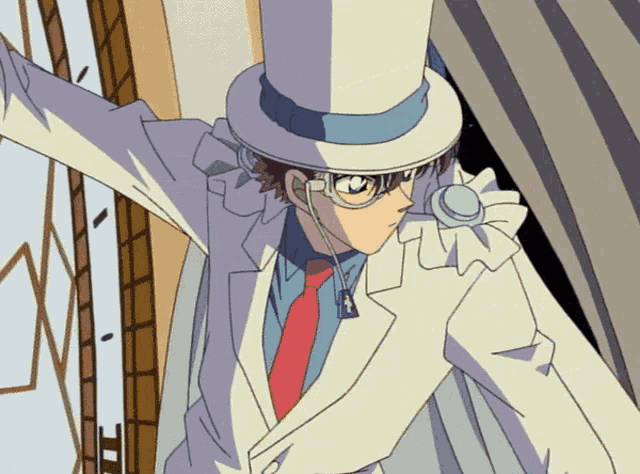 Detective Conan Magic Kaito GIF - Detective Conan Magic Kaito Kaitou Kid GIFs
