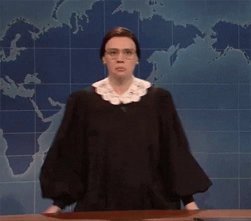 Our Beloved Associate Justice Of The Supreme Court Of The United States GIF - Ruthbaderginsburg Snl Funny GIFs