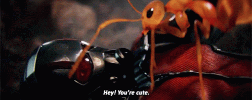 Antman Hey You Are Cute GIF - Antman Ant Hey You Are Cute GIFs