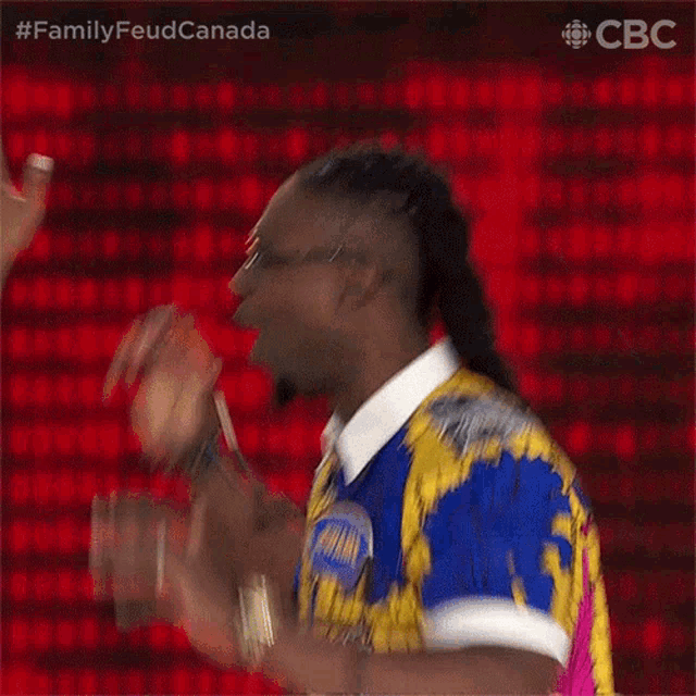 Jumping Family Feud Canada GIF - Jumping Family Feud Canada Hyped GIFs