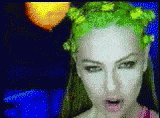 Thalia Green Hair GIF - Thalia Green Hair Singing GIFs