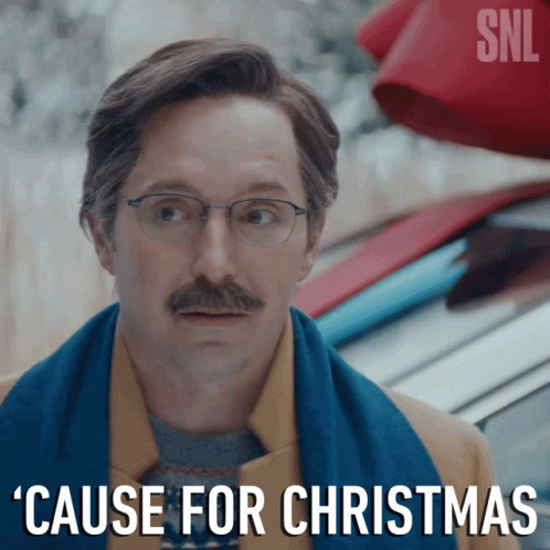 Cause For Christmas Saturday Night Live GIF - Cause For Christmas Saturday Night Live Its For Christmas GIFs