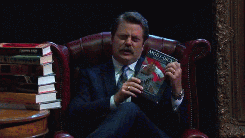 Summer Reading Recap With Nick Offerman GIF - Nick Offerman Reading Jimmy Kimmel Live GIFs