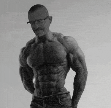 a black and white photo of a man with glasses