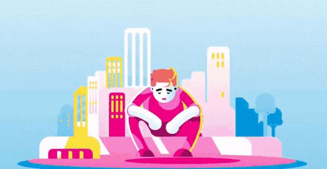 a cartoon illustration of a man in a superhero costume