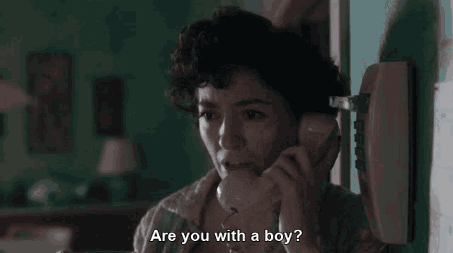 The Queens Gambit Tv Show Are You With A Boy GIF