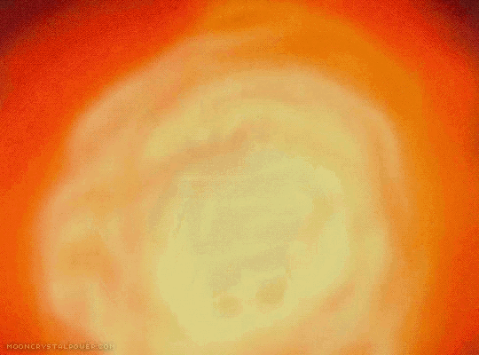 a blurred image of a sun with the website mooncrystalpower.com below it