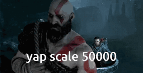 Yap Yap Scale GIF - Yap Yap Scale Kratos GIFs