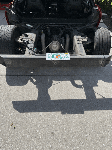 a florida license plate that says gbctvs on it