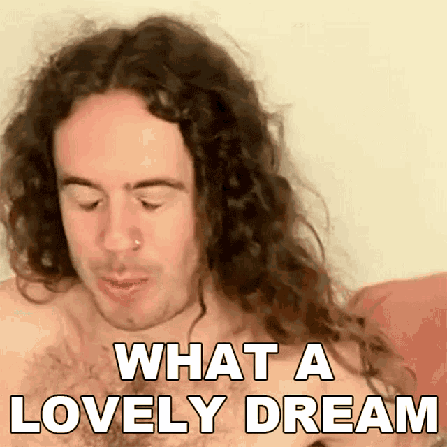 What A Lovely Dream Bradley Hall GIF - What A Lovely Dream Bradley Hall I Had A Nice Dream GIFs