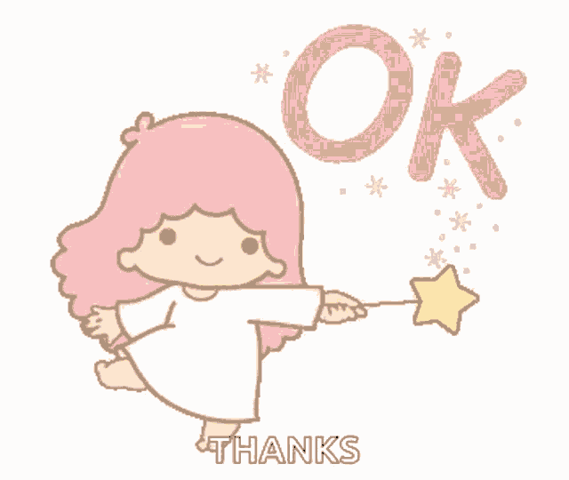 Little Twin Star Ok GIF