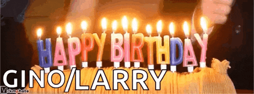 a birthday cake with candles that say happy birthday