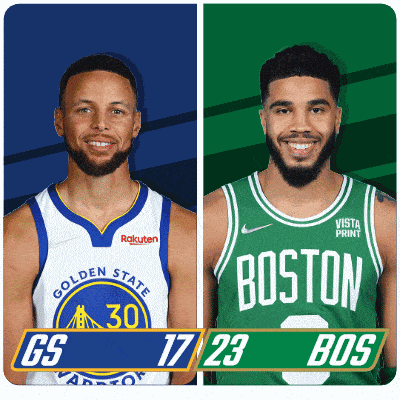 golden state warriors and boston celtics basketball players