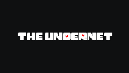 a black background with the words " the undernet " on it