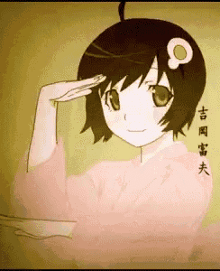 a drawing of a girl with chinese writing on the bottom right