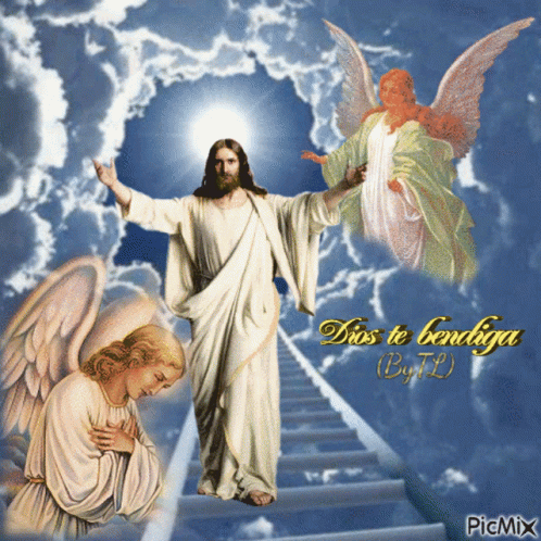 Dios Te Bendiga Heaven GIF - Dios Te Bendiga Heaven Jesus GIFs