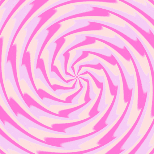 a pink and white swirl with lightning bolts in the center