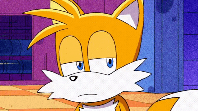 a close up of a cartoon character with blue eyes