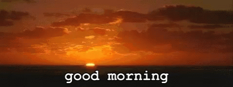 Good Morning Sunrise GIF