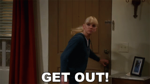 Get Out Christy GIF - Get Out Christy Anna Faris GIFs