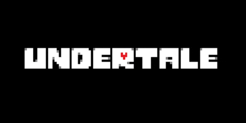 the undertale logo has a red cross in the middle
