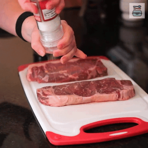 Adding Salt To The Steak Food Box Hq GIF - Adding Salt To The Steak Food Box Hq Sprinkle Salt GIFs