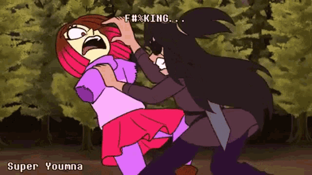Betty Loses Her Head Fight GIF - Betty Loses Her Head Fight Angry GIFs