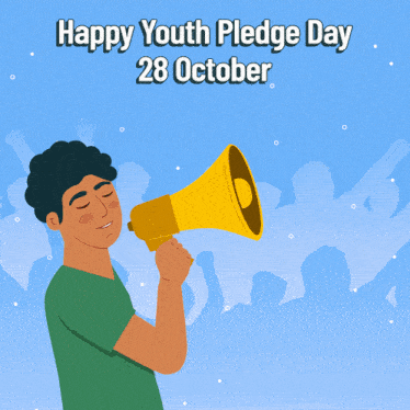 Happy Youth Pledge Day 28 October Selamat Hari Sumpah Pemuda 28 Oktober GIF - Happy Youth Pledge Day 28 October Selamat Hari Sumpah Pemuda 28 Oktober Sumpah Pemuda GIFs