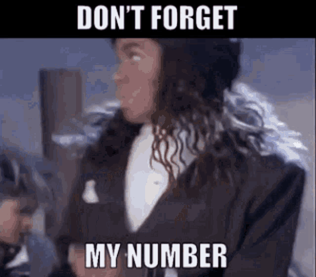 Dont Forget My Number Milli Vanilli GIF - Dont Forget My Number Milli Vanilli 80s Music GIFs