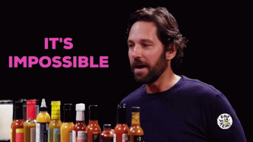 Its Impossible Paul Rudd GIF - Its Impossible Paul Rudd Not Possible GIFs